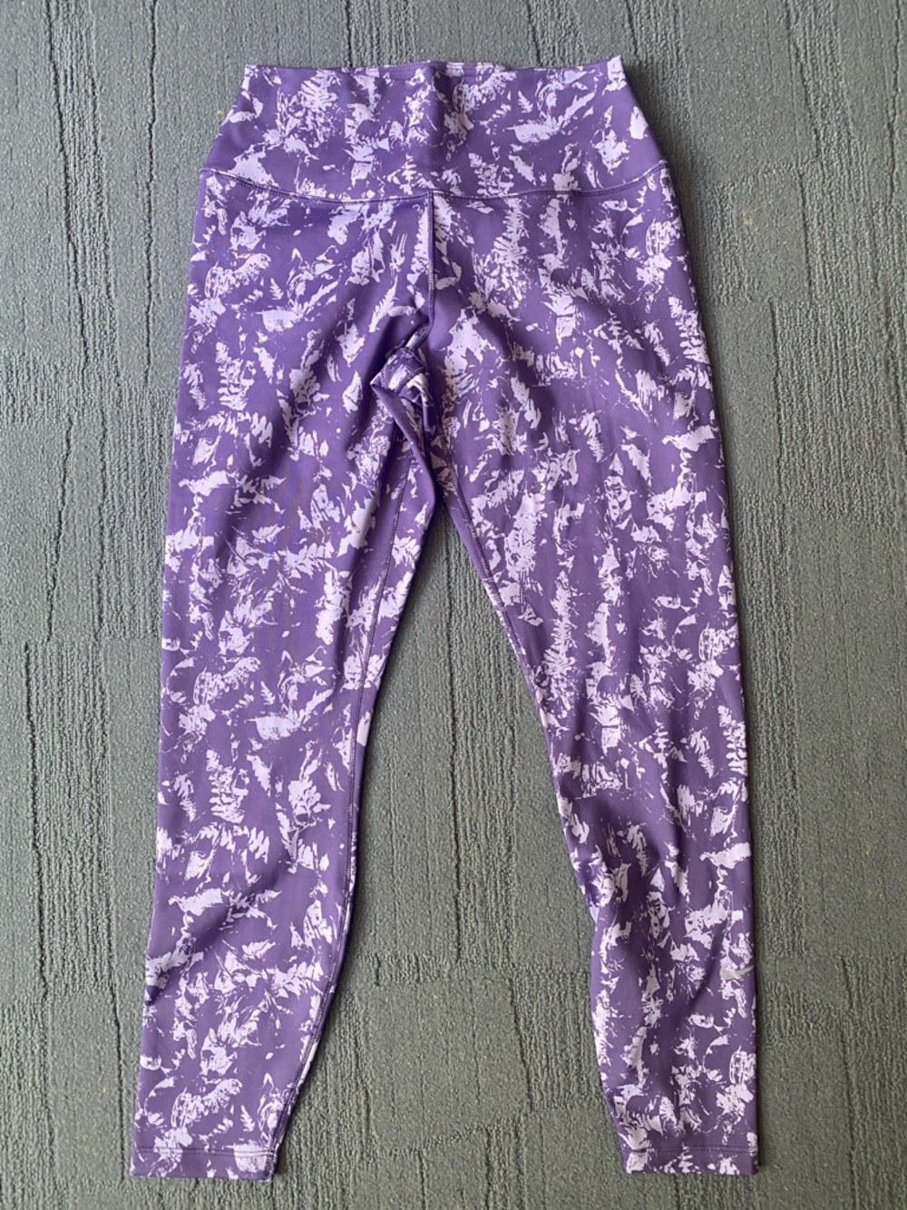 NWOT Nike One Purple Print Dri-fit Leggings